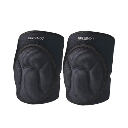 MUZEEMOU Knee Pads for Gardening,Flooring - Thick EVA Foam Cushion, Non-Slip Silicone & Adjustable Straps (S/M/L), Breathable Unisex Garden Kneeling Pad with Extended Comfort