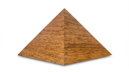 Sacred Geometry Powerful Energy Generator Wish Pyramid Handmade Mango Wood for Abundance, Healing & Meditation, Yoga, Vastu, Feng Shui Desk Decor for Mindfulness & Great Spiritual Gift