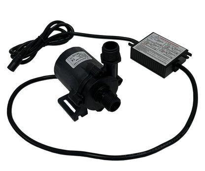 SHYSKY Small Yet Power Brushless DC Water Submersible Pump DC50E-24150S 24V 86W 15M 49ft Lift 412GPH Low Noise Continuous Circulation Cooling Pressure Gardening Sys
