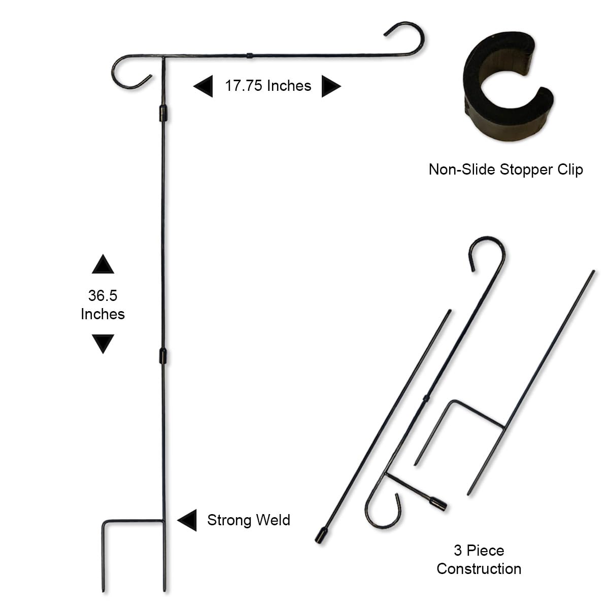 Cal Berkeley Golden Bears Garden Banner Flag with Flag Pole Stand Set