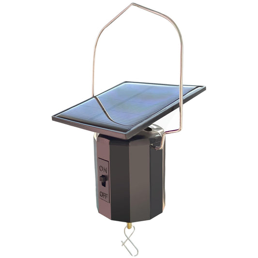 Aoedelyart Solar Powered Wind Spinner Motor Eco-Friendly,Outdoor Solar Energy Operated Hanging Display Mobile Rotating Motor for Sun Catchers,Wind Chime,Garden Decor,Hanging Ornament-Black