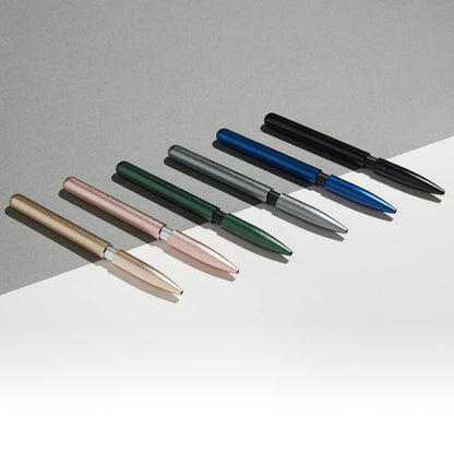 stilform - Ballpoint Pen - Precision Milled Aluminum with Magnetic Closure Mechanism and Superior Schmidt Refill - Award Winning Design (Warp Black)