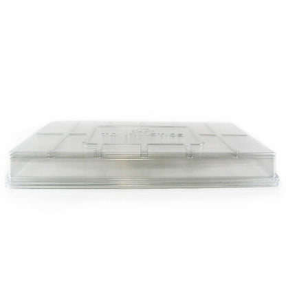 Living Whole Foods Plant Tray Clear Plastic Humidity Domes: Pack of 5 - Fits 10 Inch x 20 Inch Garden Germination Trays - Greenhouse Grow Covers