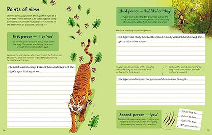 Creative Writing Book: A Fun Guide for Young Writers (Ages 8-10) About Stories, Poems and Comics (Write Your Own)