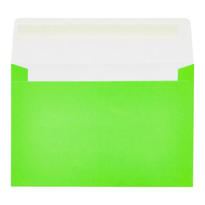 Paper Junkie 112 Pack Bright Neon Colored Envelopes with Self-Adhesive, Bulk Set for 4x6 Invitations, Greeting Cards, Birthday, Baby Shower (A6 Cards and Envelopes)