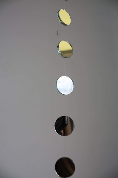 Mirror Garland Strand, 1 x 48 Inches, Real Mirror Sun Catcher Mobile