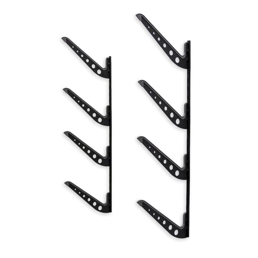 StoreYourBoard Beach Chair and Umbrella Wall Storage Rack, Metal Adjustable 4 Level Beach Gear Hanger, Garage and Home Organizer, Heavy Duty Beach Chair Rack Holds up to 100 lbs