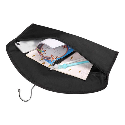 BEISUOSI Hanger Diversion Safe by Stash-it, Hidden Pocket Safe, Fits Under Hanging Clothes with Pocket to Hide Valuables for Home or Travel (2, BLACK)
