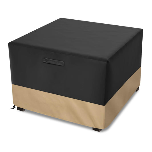 Stanbroil 40-Inch Patio Square Cover, 600D Waterproof Fire Pit Cover for Outdoor Fire Pit Table, Fire Bowl, Patio Furniture, Waterproof, Black