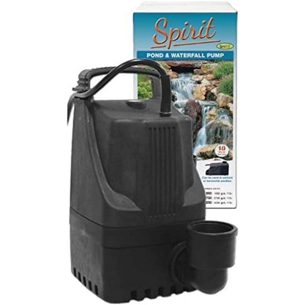 EasyPro Pond Products TLS1850 Spirit Pond and Waterfall Pumps, 1850 GPH