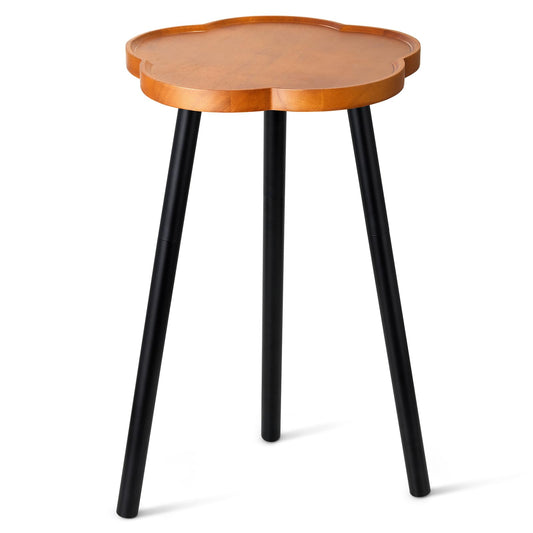KINNARY Plant Stand Indoor, Wood Plant Table Plant Holder with Raised Design,Heavy Duty Metal Flower Pot Stand, Mid Century Modern Home Decor Small Side End Table（Clr.2-Flower 20" H）