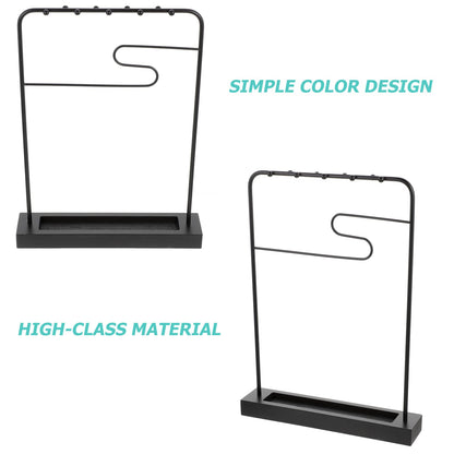 COHEALI Japanese Calligraphy Brush Hanger Rest Sumi Brush Holder Metal Brush Chinese Pen Hanging Shelf Stand Rack Drawing Paint Brush Drying Rack for Writing Desktop Organizer Shelf