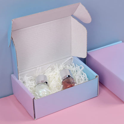 DERZIFUN 6x4x2 Inch Small Shipping Boxes for Small Business, 30 Pack Purple Mailing Boxes Corrugated Cardboard Mailer Gift Packaging Box