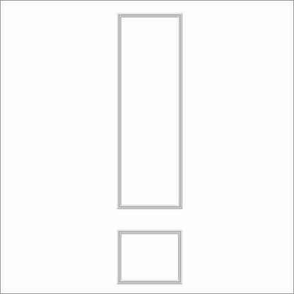Birdeco Easy Installation Wall molding kit for DIY Lovers, pre-Cut, Ready to Assemble with Glue | 2 Top 2 Bottom Frame