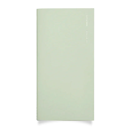 Cloth & Paper Travel Notebook | Weekly Planner Graph – Matcha | A5 Slim Weekly Planner Notebook 4.3" x 8.3" | Weekly Schedule Planner with Graph Layout for Planning, Tasks & Notes – Soft Touch Cover