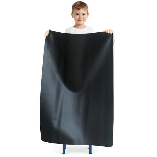 35.5" x 23.6" Extra Large Silicone Mat, Silicone Craft Mat for Placemat Baking Painting Clay Art and More (Black)