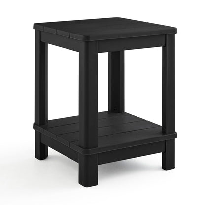 Keter Deluxe Adirondack Side Table - Black