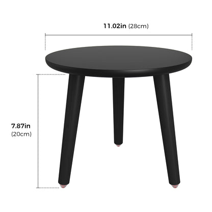 Leaf&lull Black Plant Stand Indoor Small Plant Table for Large Plants Wood Plant Stool Tall Plant Holder for Living Room Bedroom Balcony