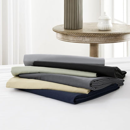 FreshCulture Queen Sheet Set - Ultra Soft Sheets for Queen Size Bed - Brushed Microfiber - Deep Pockets - Easy Care - Cooling & Breathable - 4 Pieces Hotel Luxury Queen Bed Sheets (Dark Grey)