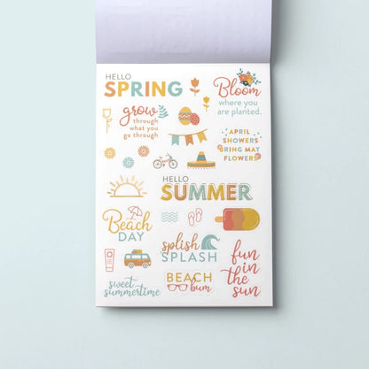 Passionate Penny Pincher Home Planner Sticker Book 1st Ed | Pack of 15 | 766 Total Stickers | Assorted Sizes | 5x7 Sheets | Gold Foil Stamping | Fun Stickers for Home Planners, Journals and More