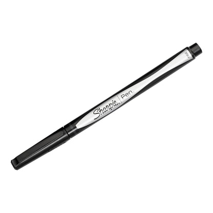 Sharpie Felt Tip Pens, Fine Point (0.4mm), Felt Tip Markers, Black, 12 Count - Journaling, Art, Drawing, Teacher, Back to School