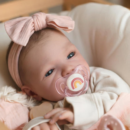 WOOROY Realistic Reborn Baby Dolls - 20 Inch Lifelike Newborn Baby Doll Girl Real Life Baby Dolls with Weighted Soft Body Gift Toy for Kids Age 3+