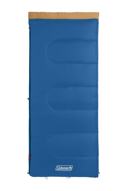 Coleman Brazos 20/30°F Adult Cool-Weather Sleeping Bag with No-Snag Zipper & Stuff Sack, Machine Washable
