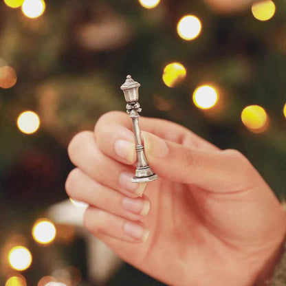 LISA LEONARD DESIGNS Pewter Carolers Christmas Village Collection Christmas Miniature, Festive Village Set Decorations Christian Gift Nativity Scene Add-On for Home
