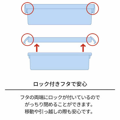Tenma Book Storage Box, Paperback Book Storage Box, Set of 3, Clear, Approx. 6.7 x 5.7 x 17.7 inches (17 x 14.5 x 45 cm)