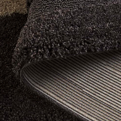 SAFAVIEH Florida Shag Collection Accent Rug - 3'3" x 5'3", Dark Brown & Beige, Non-Shedding & Easy Care, 1.2-inch Thick Ideal for High Traffic Areas in Entryway, Living Room, Bedroom (SG451-2813)
