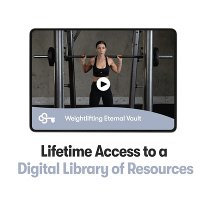 The Weightlifting Transformation Gym Buddy Journal by Habit Nest. 12-Week Trainer & Progress Tracker. Requires Full Gym Equipment. 65 Video Guided Workouts with Sets, Reps & Tracking Space.