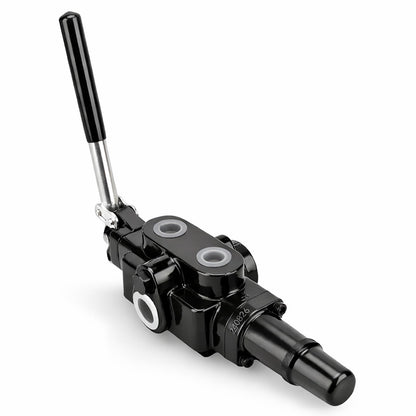 INPANOLS Hydraulic Log Splitter Valve, 1 Spool 25GPM 3626PSI Hydraulic Directional Control Valve, Hydraulic Loader Valve w/Joystick for Log Splitter, Small Tractors & Loaders