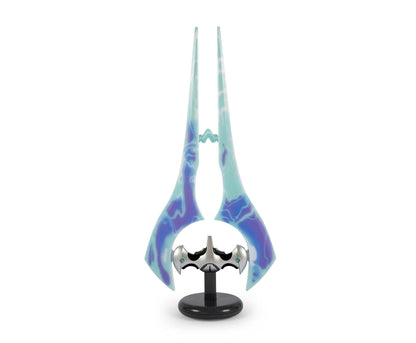 Ukonic Halo Light-Up Covenant Energy Sword Collectible Desktop Lamp with LED Light | Video Game-Themed Room Essentials | Bedside Table Lamp, Home Decor Accessories | 14 Inches Tall