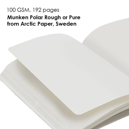 myPAPERCLIP Limited Edition A5 Plain Notebook | 192 Pages, 100 GSM, Soft Cover, A5 (5.83 × 8.27 in) | Flat Lay | Bookmark & Elastic Closure | Aubergine