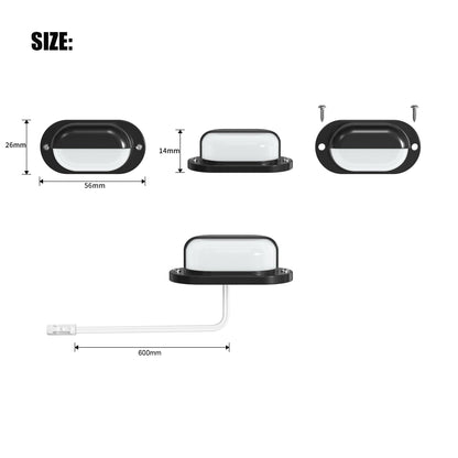 RWOFNIA Motion-Activated LED Stair Lighting Kit RW-5620-B, Warm White 2700K Mini LED Light Bulbs Suilt For Indoor Carpeted Or Wooden Staircase (8 Bulbs)