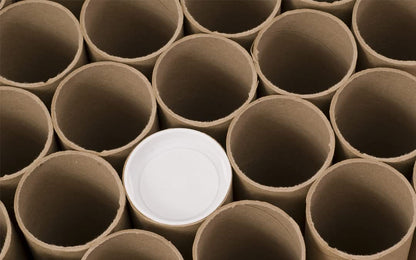 MagicWater Supply Mailing Tube - 3 in x 18 in - Kraft - 4 Pack - for Shipping and Storage of Posters, Arts, Crafts, and Documents