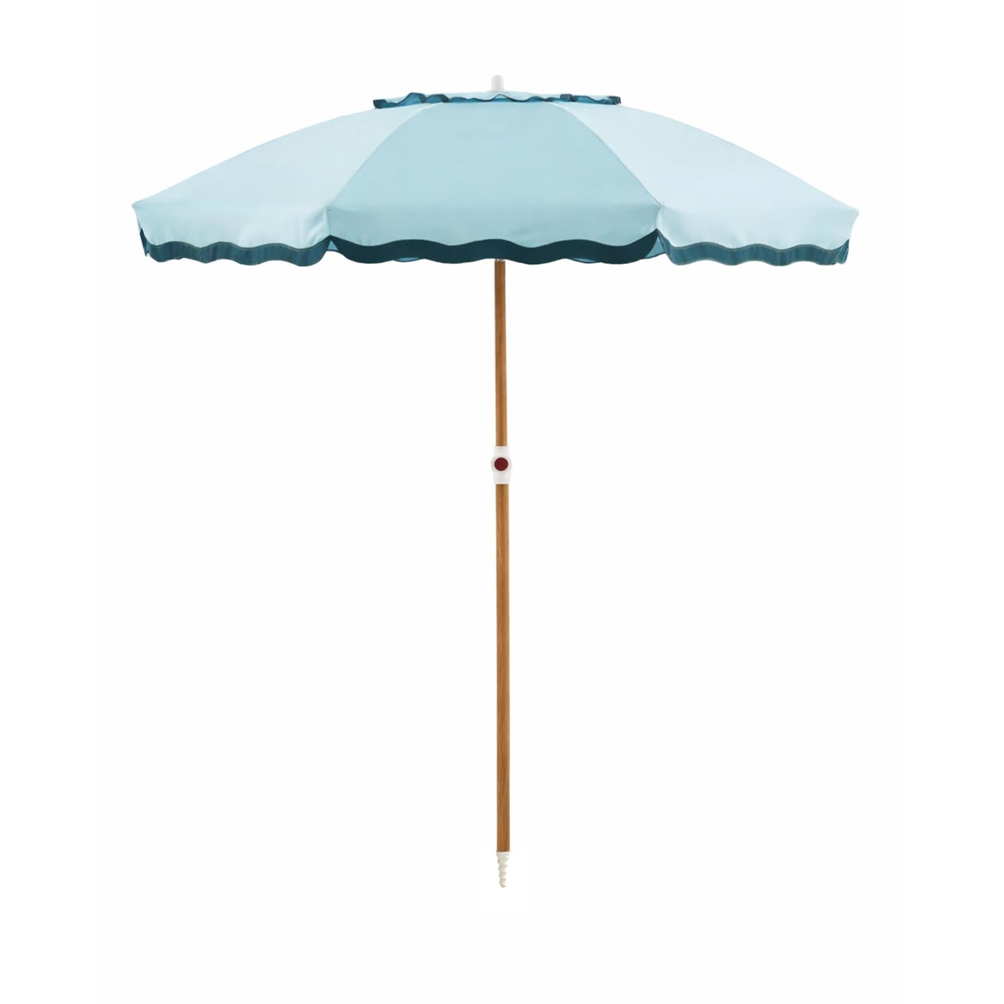 DEER LAND 6FT Patio Beach Umbrella for Outdoor, UPF 50+ Sun Shade for Patio, Backyard, Garden, Pool and Beach, Tilt Adjustable, Portable, Harbour Cypress Green