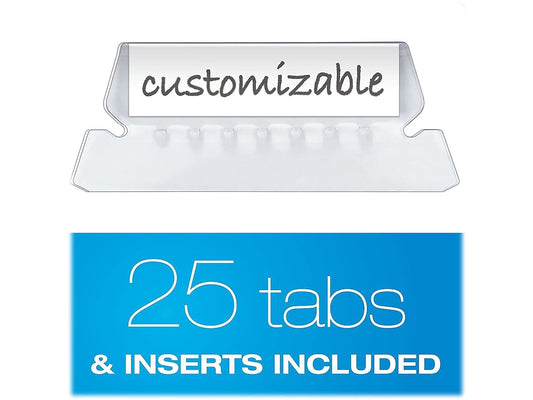 Pendaflex Hanging File Folders, Letter Size, Assorted Colors, 1/5-Cut Adjustable Tabs, 25 Per Box (81663)