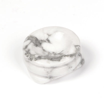 Justinstones Natural White Howlite Gemstone Egg Crystal Healing Chakra Meditation Home Office Decor Stone with Stone Stand