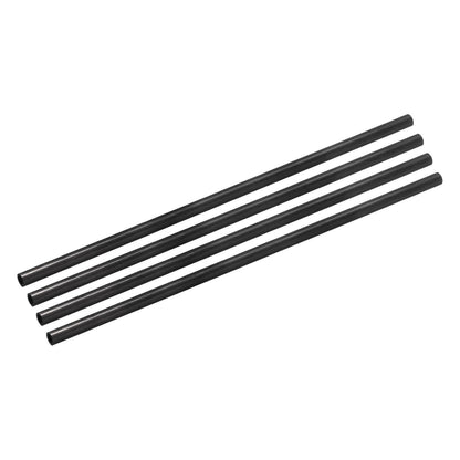 uxcell 4Pcs Carbon Fiber Tube 4 x 6 x 500mm Pultruded Carbon Fiber Tubing for RC Airplane Kite Wing Tube Quadcopter Arm