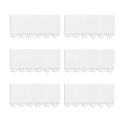 132 Pack Small Replacement Adhesive Strips Refill, Poster Strips, Damage-Free Hanging Strips for Wall Hooks, No Tools Removable Sticky Strips for Home, Office, and Dorm Decor, White Adhesive