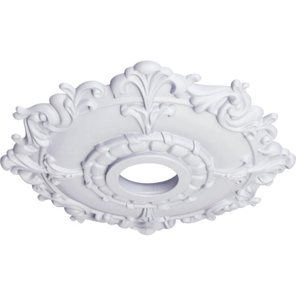 Ekena Millwork CM18RL 18-Inch OD x 3 1/2-Inch ID x 1 1/2-Inch Riley Ceiling Medallion