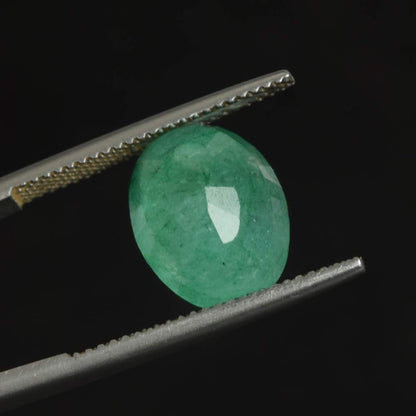 AAA++ Quality Oval Green Emerald 5.00 Ct Natural Emerald Certified Gem for Ring DX-794
