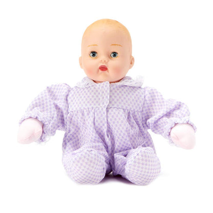 Madame Alexander 12" Lavender Check Huggums, Light Skin Tone