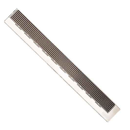 Rhinestone Painting Drawing Tool, Sewing Ruler Dot Drill Embroidery Mesh Ruler Stainless Steel (12)
