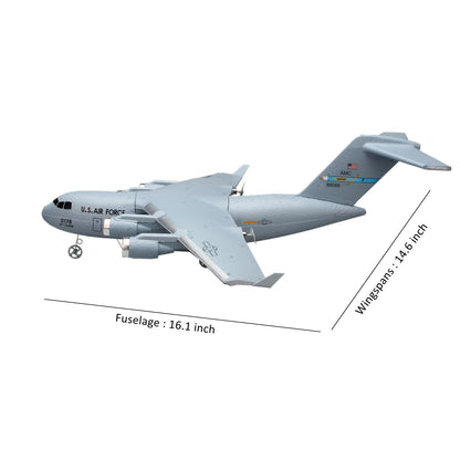 RC Plane,2 Channels Remote Control Airplane RTF,RC Airplane C-17,Remote Control Plane for Kids Adults Beginner (2CH)