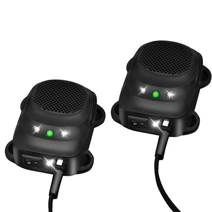 Loraffe 2 Pack Under Hood Animal Repeller Car Rat Repeller Rodent Repeller Ultrasonic Mouse Deterrent for 12V Vehicle Get Rid of Mice in Car Engine