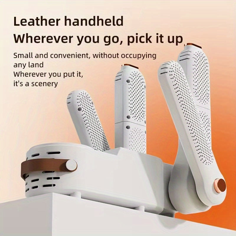 1pc Shoe Dryer, Portable Shoe Dryer, Dehumidifying And Deodorizing Dual-Arm Shoe Dryer, Foldable Adjustable Angle Dryer, Simple Storage, Perfect Solution to Wet Shoes, Suitable for Families, Dormitories And Hotels., Shoe Dryer Portable