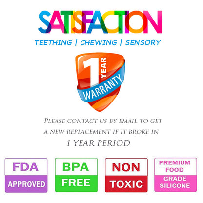 Xtra Xtra Tough (XXT) Sensory Chew Necklaces for Sensory Kids - Durable Teething Necklace for Kids with Autism SDP ADHD - Chewlery for Aggressive Chewers (6 Pack)