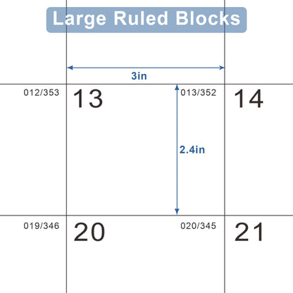 Desk Calendar 2026, KOPEESY 22" x 17" Large Desk Calendar, 18 Mouths From January 2026 to June 2027, Desktop Calendar with Notes and Thick Paper for Home, Office and School
